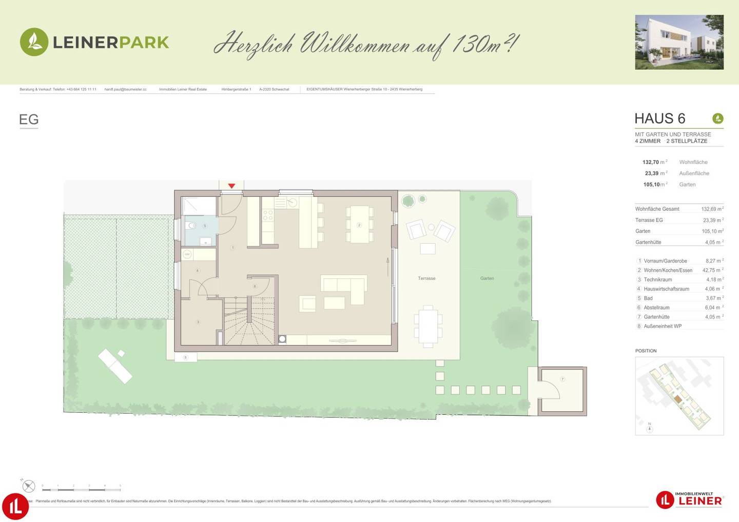 LARGE GARDEN, MODERN TECHNOLOGY AND PLENTY OF LIVING COMFORT