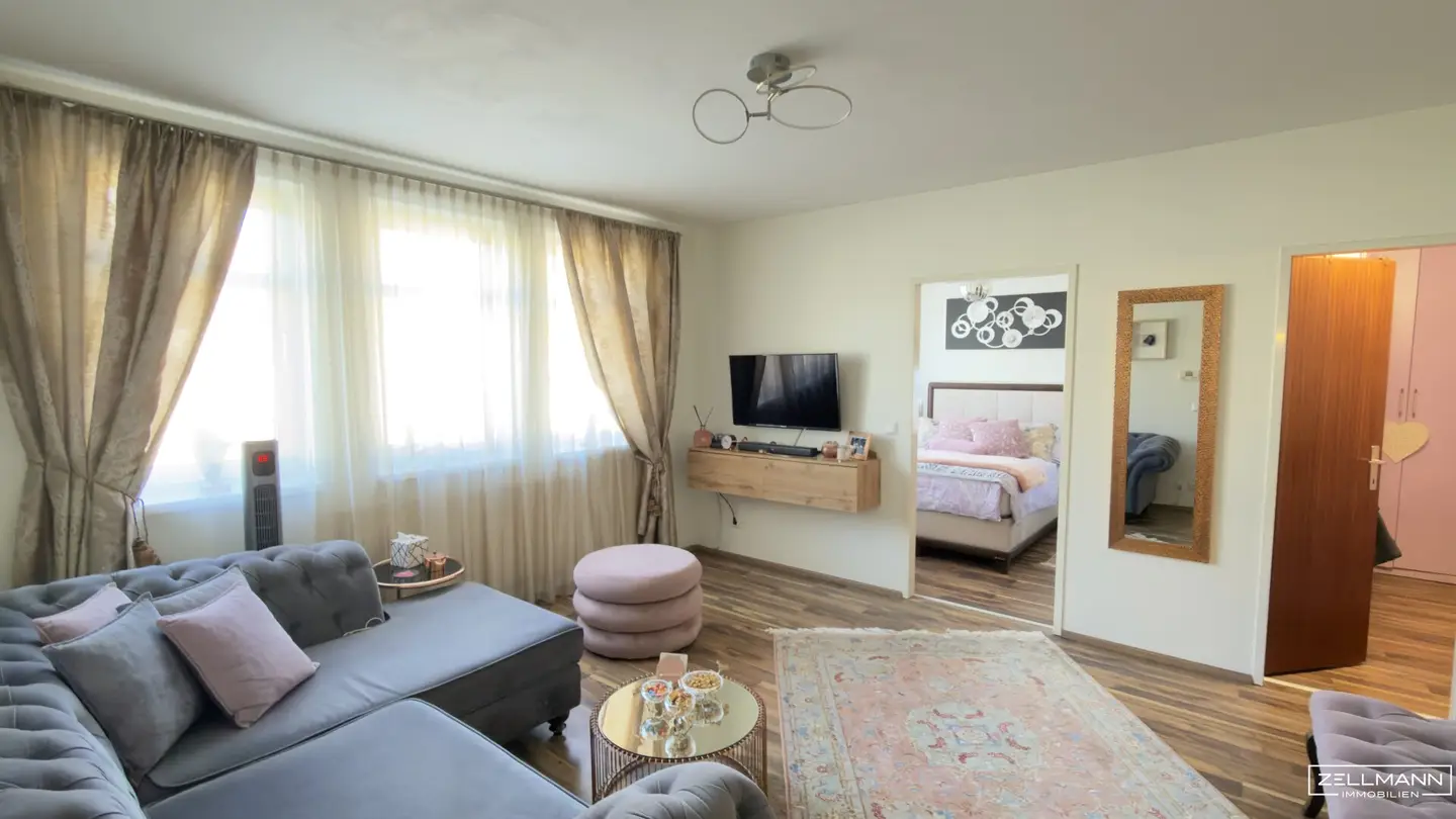 Living with garden charm in Rodaun – move-in ready 3-room apartment with beautiful communal garden | ZELLMANN IMMOBILIEN