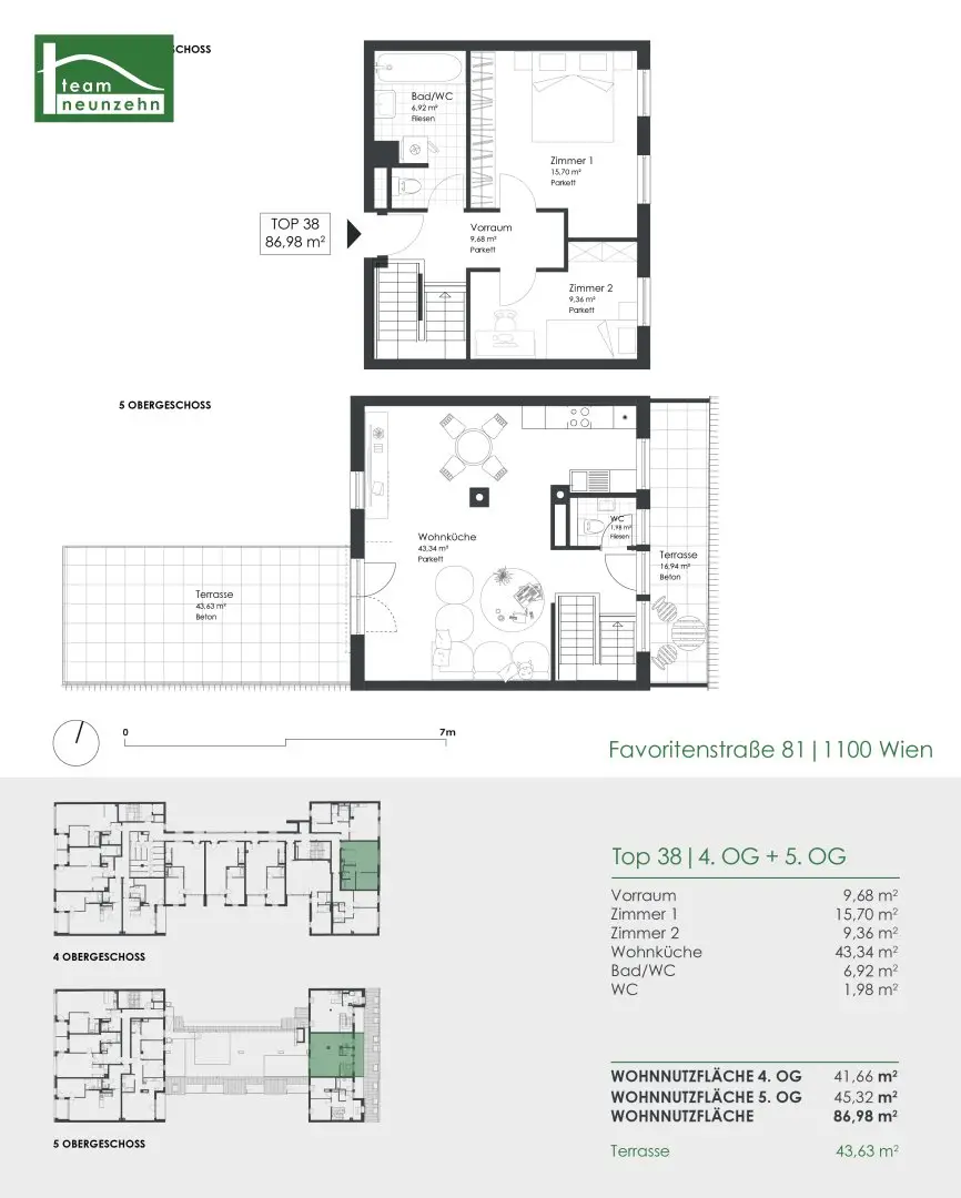 Central residential comfort in a quiet urban location - Near U1 & Helmut-Zilk-Park