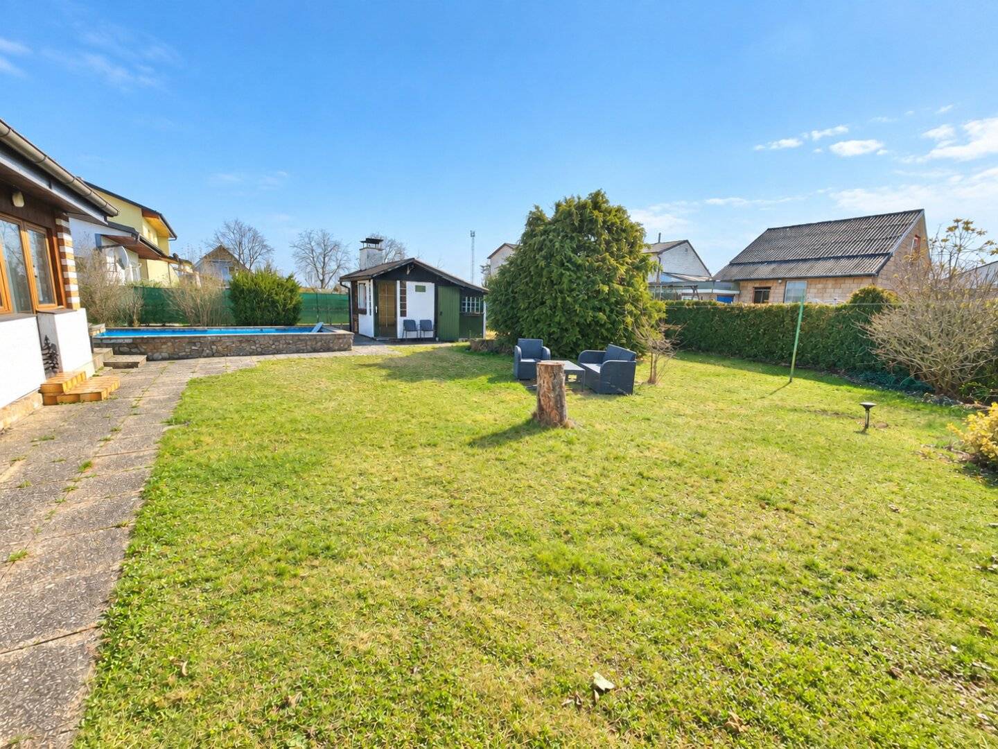 Rare Opportunity: Sunny Building Plot including Pool &amp; Old House