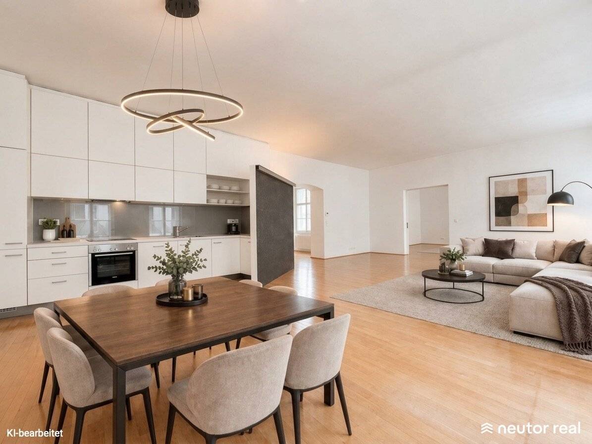 Neuer Preis - Exklusives Altbaujuwel Nähe Karlsplatz &amp; Naschmarkt - Stilvolle 3-Zimmer-Wohnung mit Loftcharakter in Bestlage des 4. Bezirks - 4. Liftstock