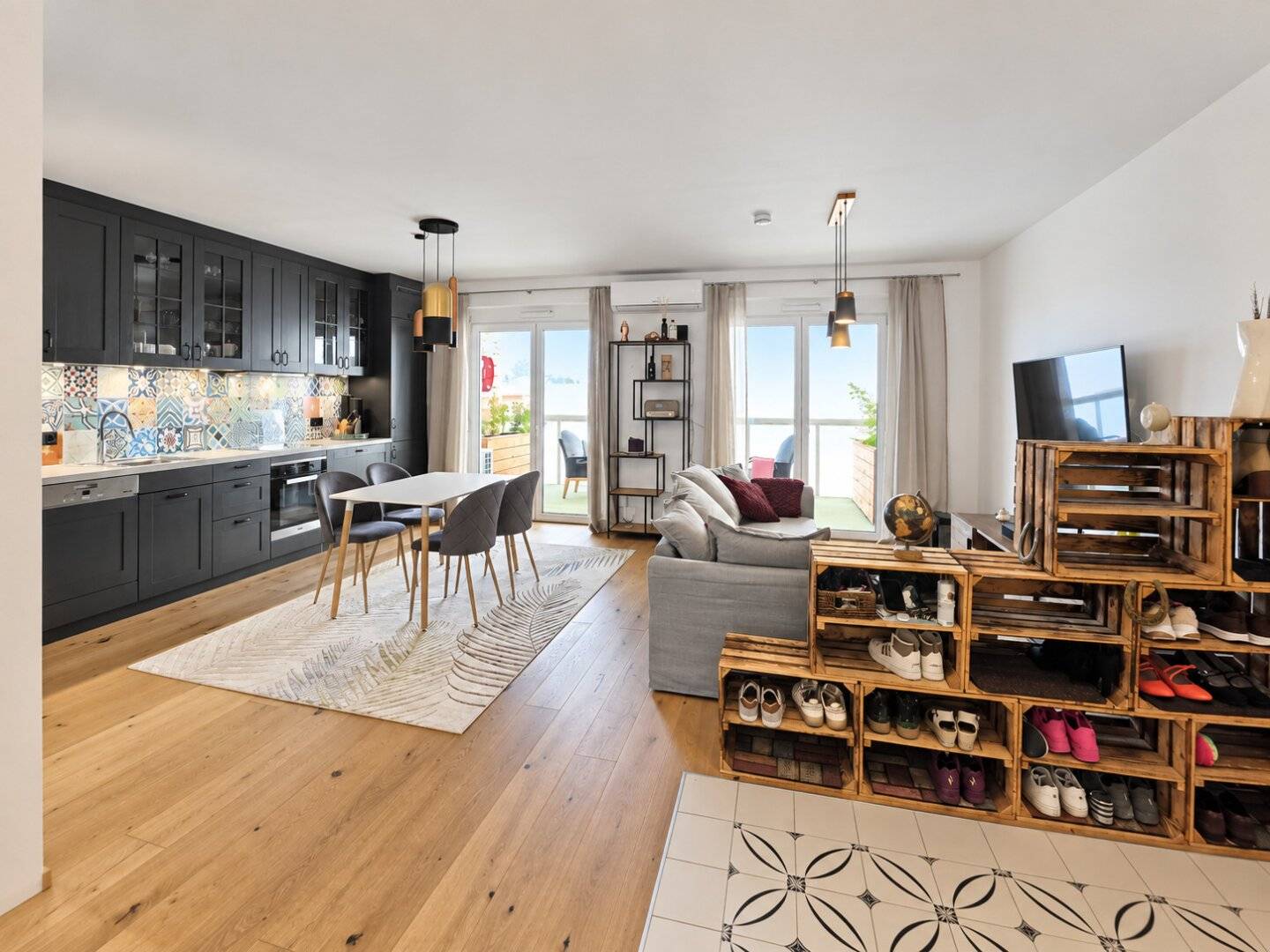 Loftwohnung mit Loggia &amp; Balkon – offen, modern, besonders