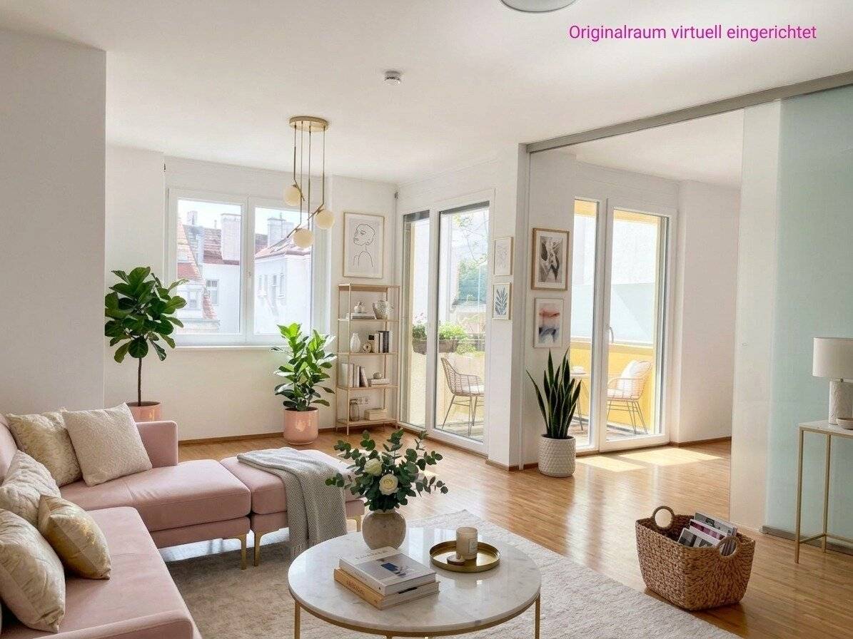 TO FALL IN LOVE! Charming courtyard 2-room apartment on 3rd floor with elevator and balcony - near U3