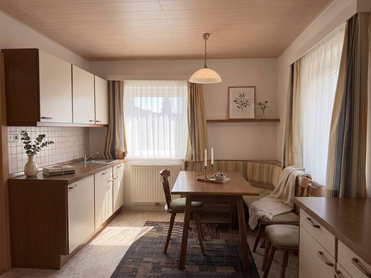 Versatile family apartment with wraparound garden