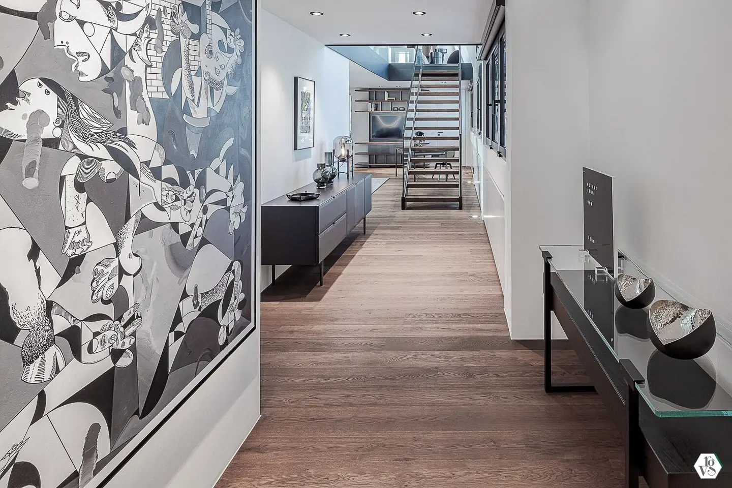 Design penthouse with private pool - Living above the roofs of Vienna