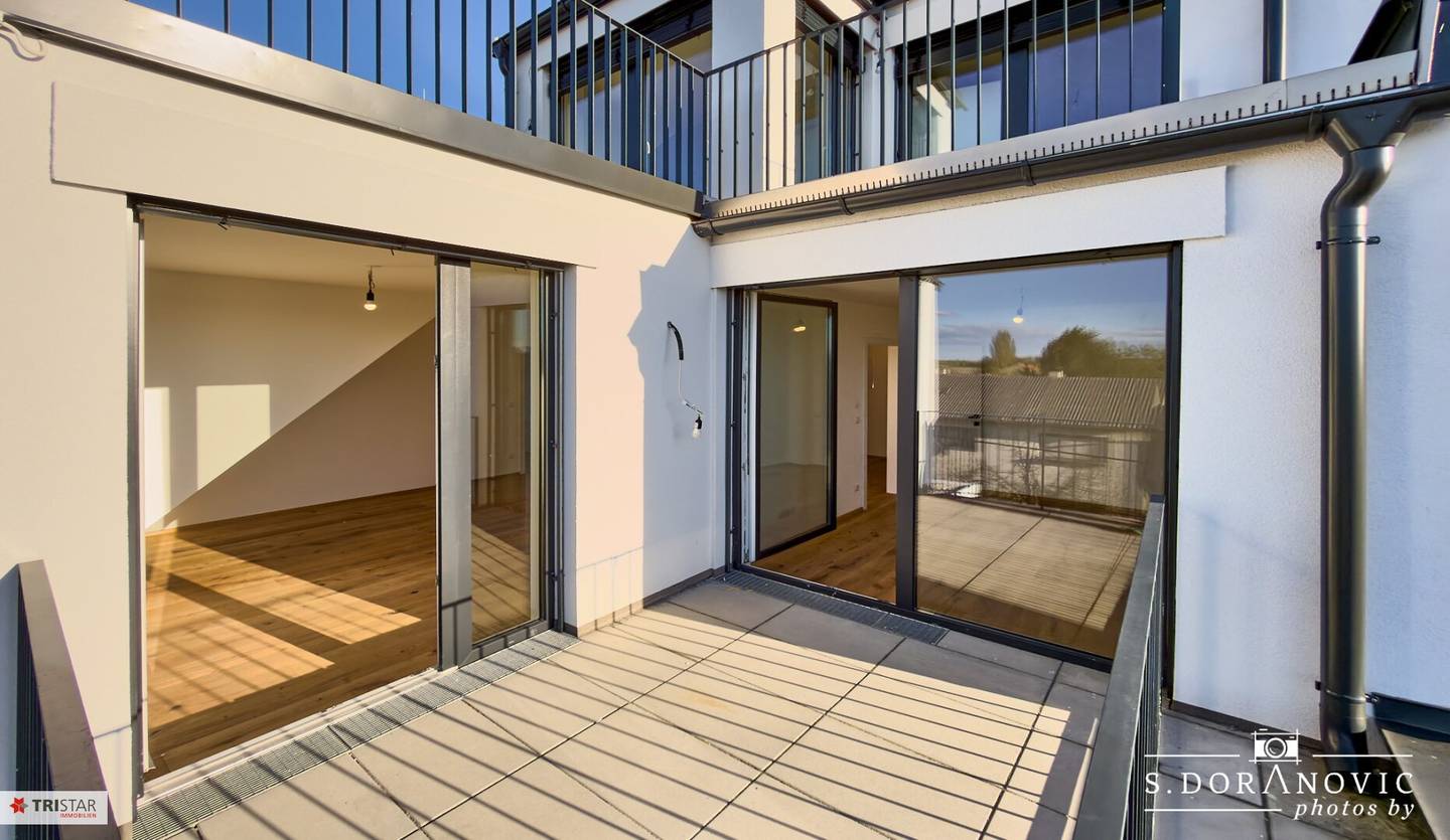 First occupancy 2026 | Light-filled 3-room penthouse apartment with terrace, air conditioning and high-quality fittings in 1220 Vienna