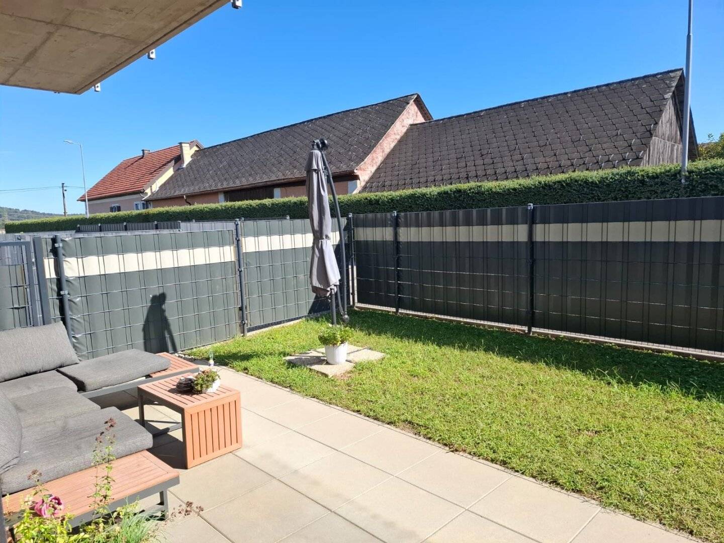 Dream garden apartment with 2 rooms and double underground garage in Kalsdorf
