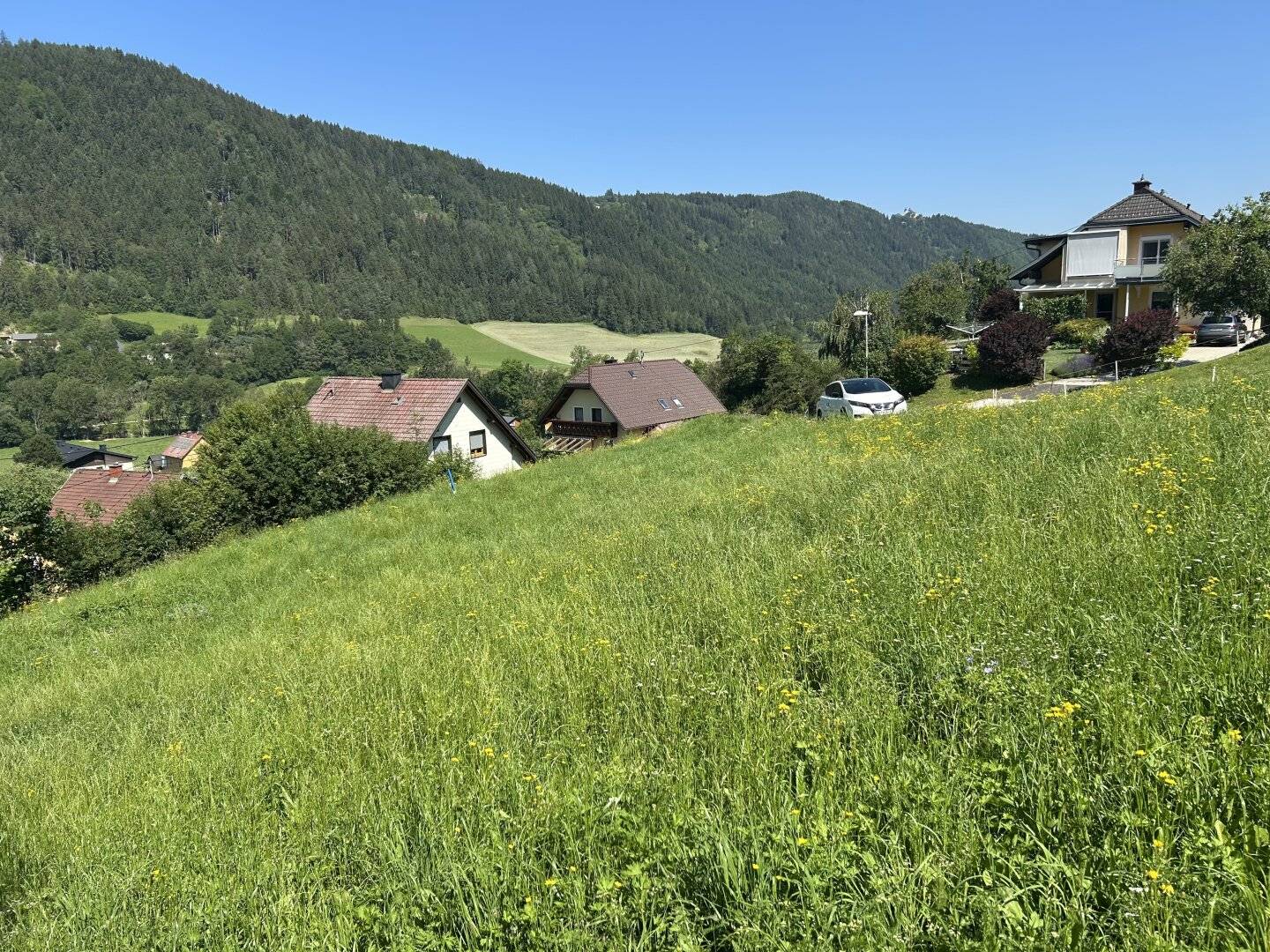 Building plot 994m² in Kitschdorf/Görtschitztal, unobstructed view location at top price