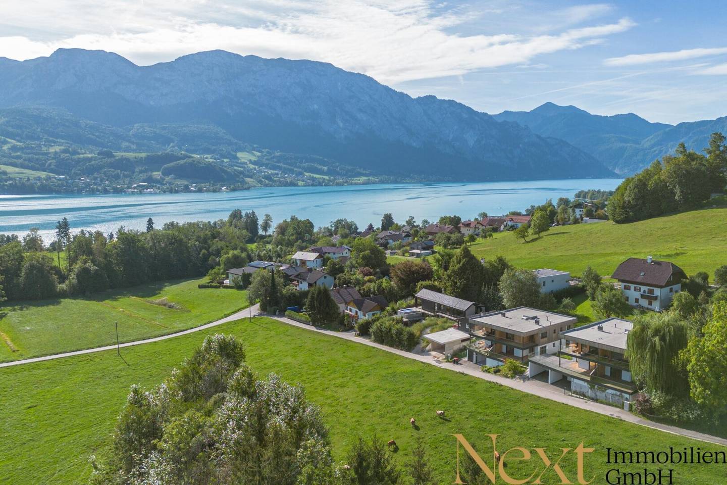 Moderne Gartenwohnung mit traumhaften Ausblick nahe dem Attersee