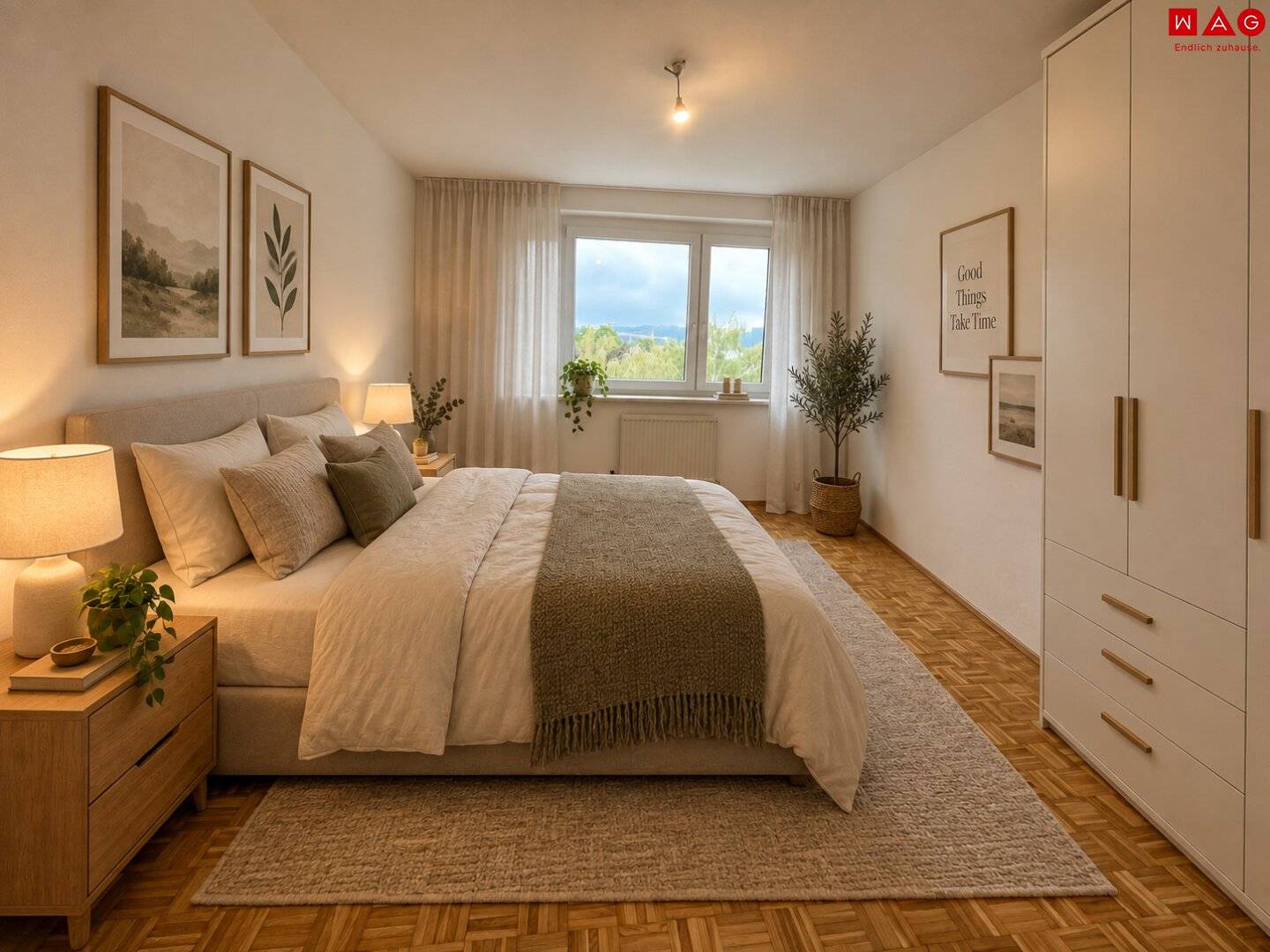 Very inviting, spacious 2-room apartment with loggia! In the Niedernhart/Spallerhof district directly next to the Vital and shopping center Muldenstraße!