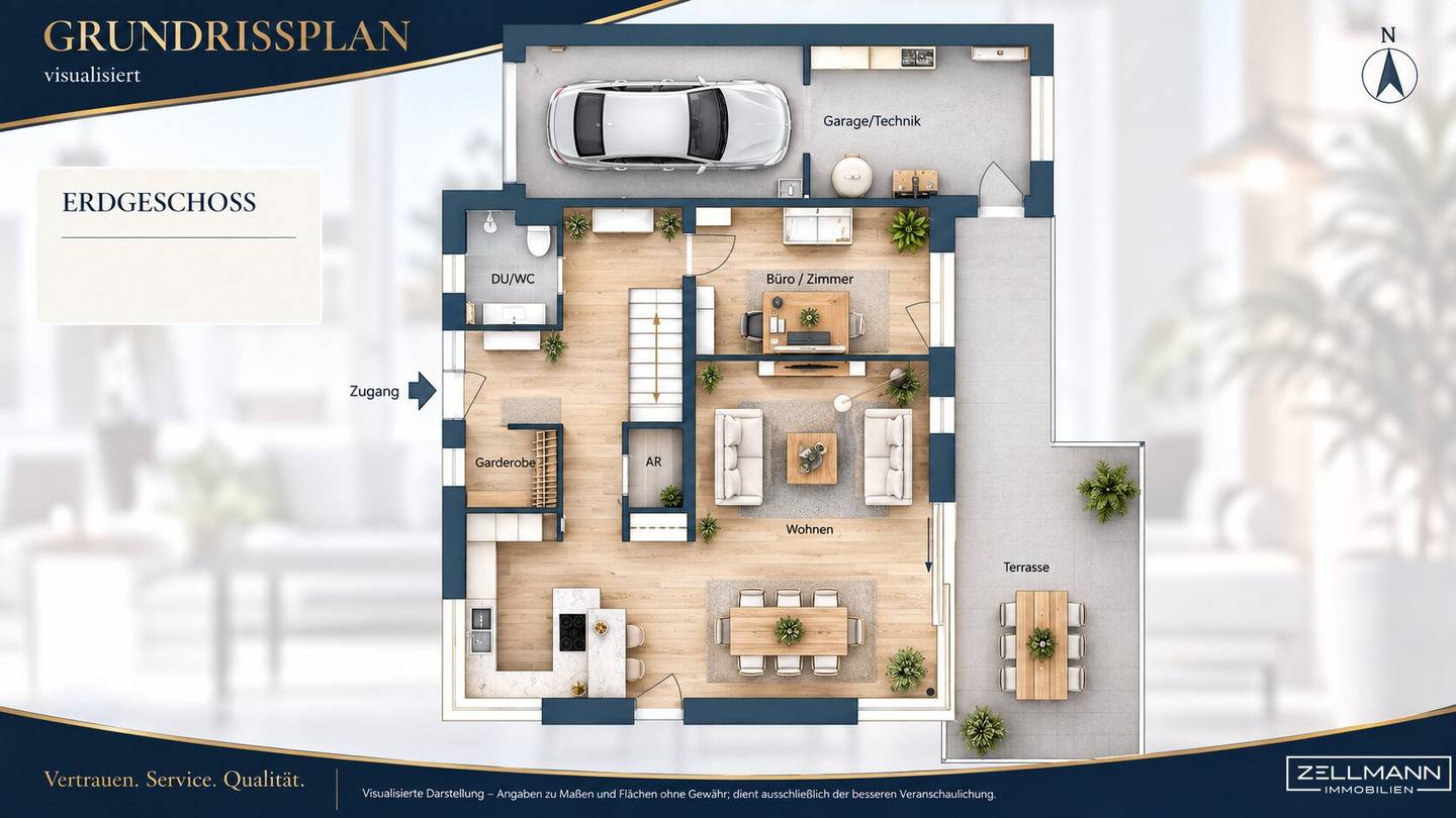 GABLITZ | MODERN NEW BUILD VILLA WITH PANORAMIC VIEW – PEACE, VAST VIEWS &amp; SPECTACULAR SUNSETS OVER GABLITZ | ZELLMANN IMMOBILIEN
