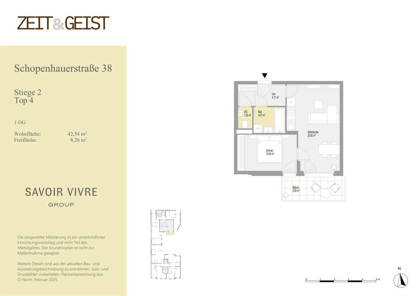 First occupancy 2-4 room apartments in prime location available from 01.11.2026