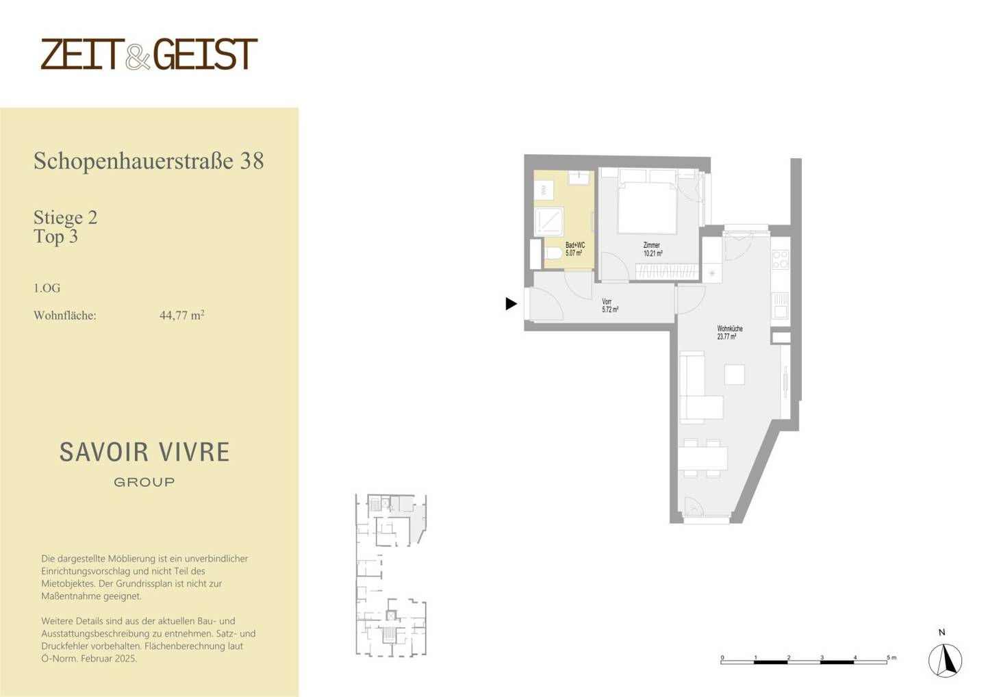 First occupancy 2 to 4 room apartments in prime location Available from 01.11.2026