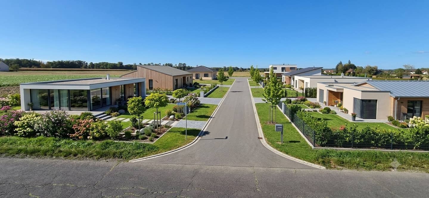 Extremely sunny building plot in a quiet location
