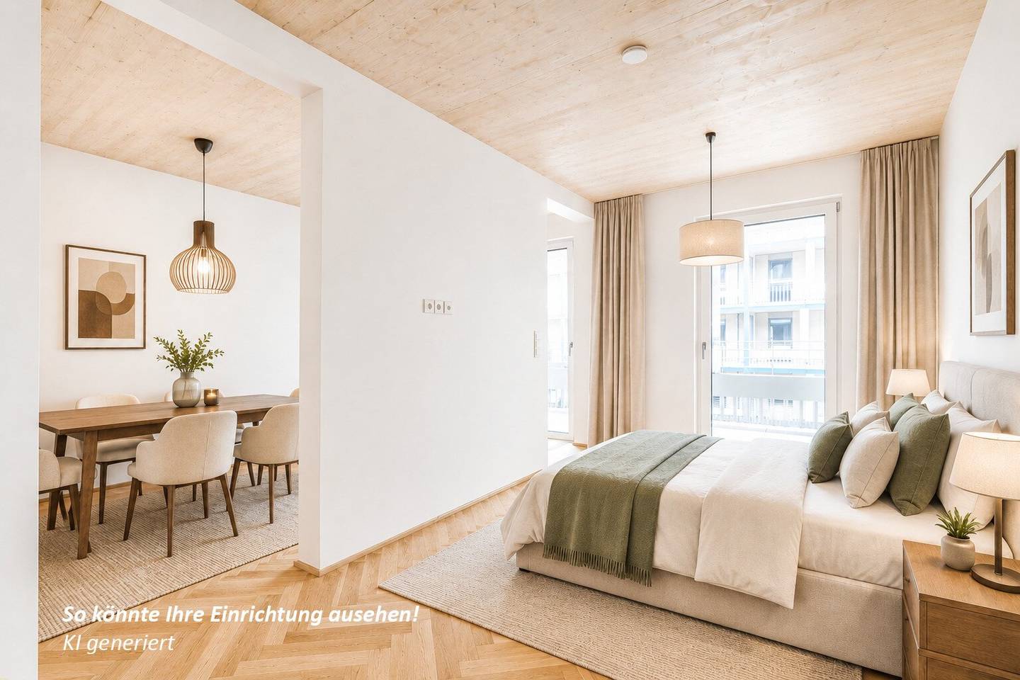 Top-modern studio with large balcony in Leopold Quartier - first occupancy