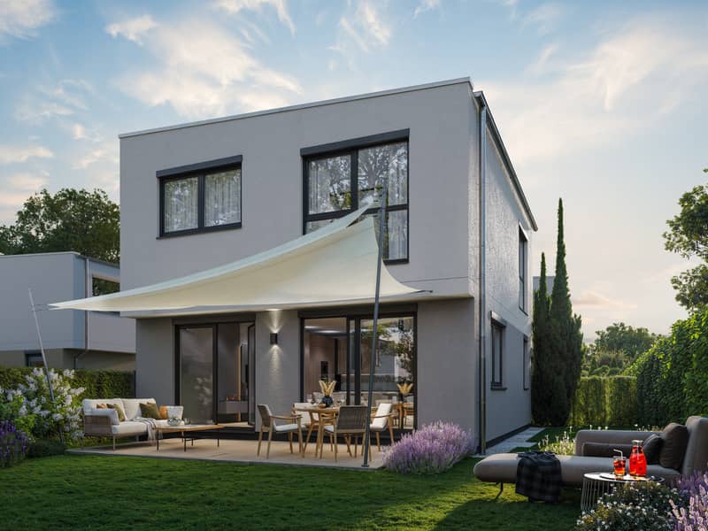 New build with garden and parking Familienwohnung