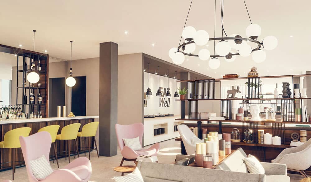 New build apartment with garage and e charging