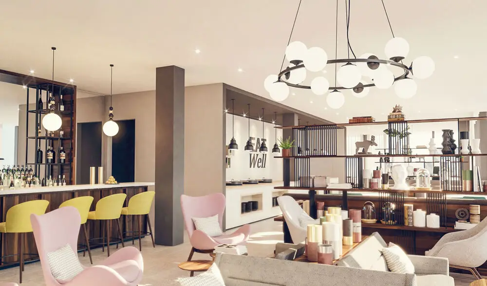 New build apartment with garage and e charging