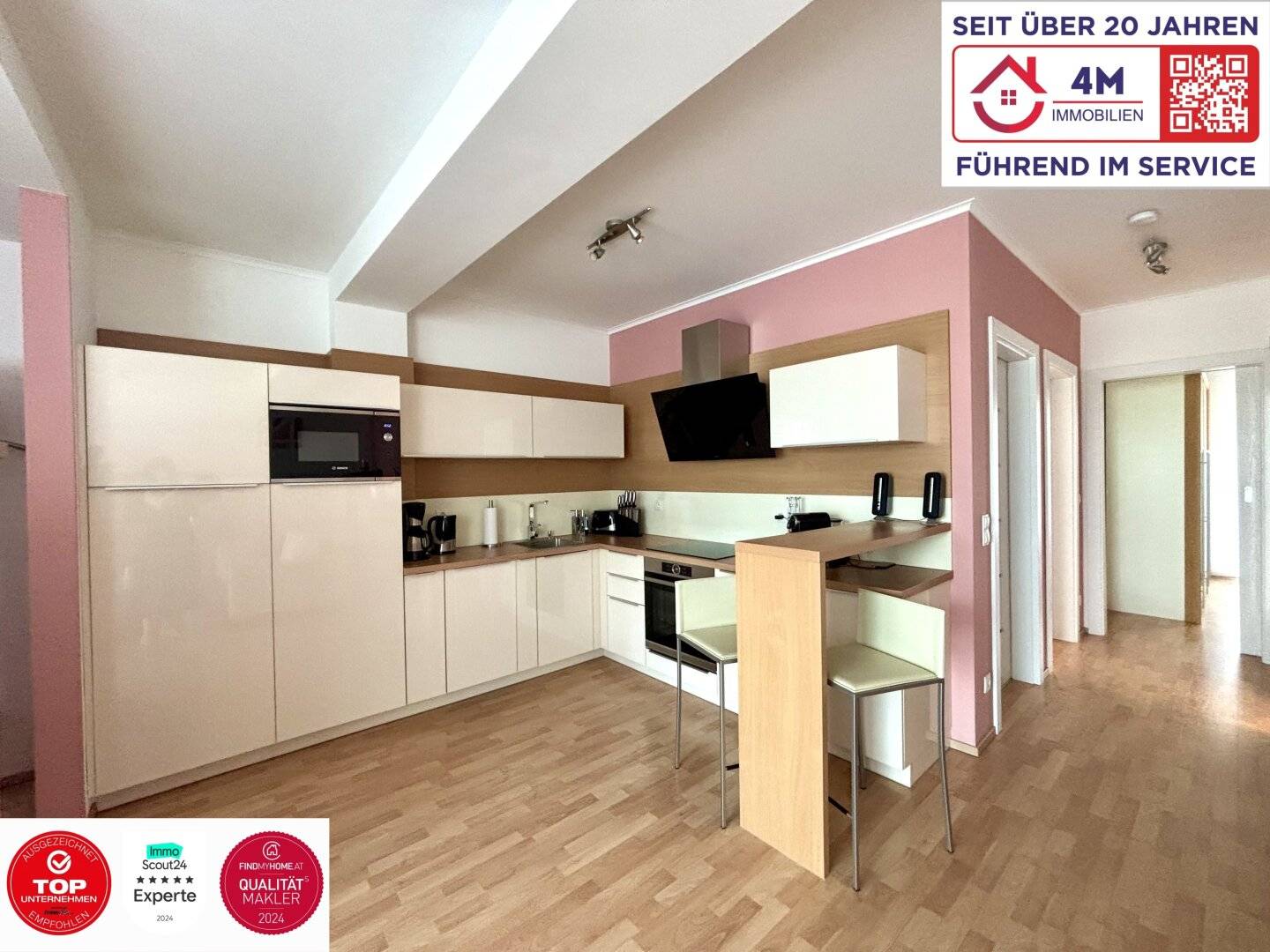 Stillvolle 3-Zi-Wohnung mit Garten &amp; Terrasse in Brunn am Gebirge – 70m²
