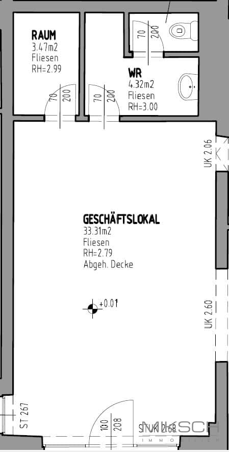 Top Commercial Space I 42m² I near Train Station I St. Pölten