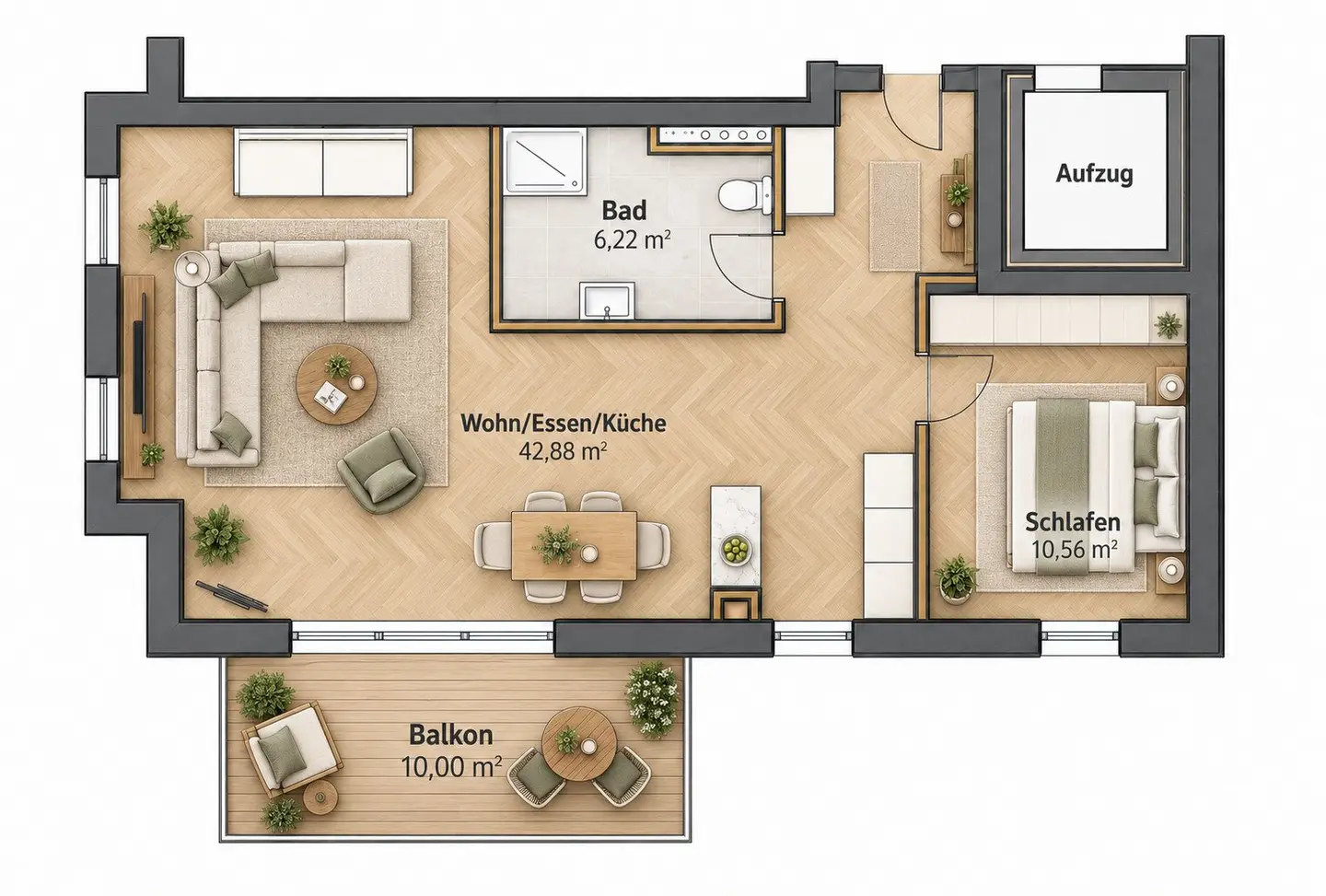 2-Zimmer Wohnung