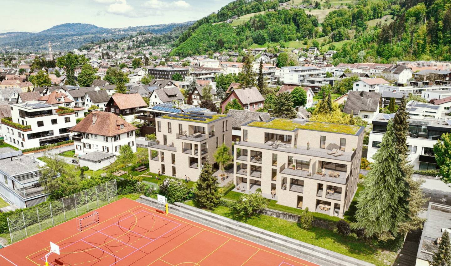 Top Neubau: 3-Zi-Wohnung mit Terrasse, Fußbodenheizung in Dornbirn