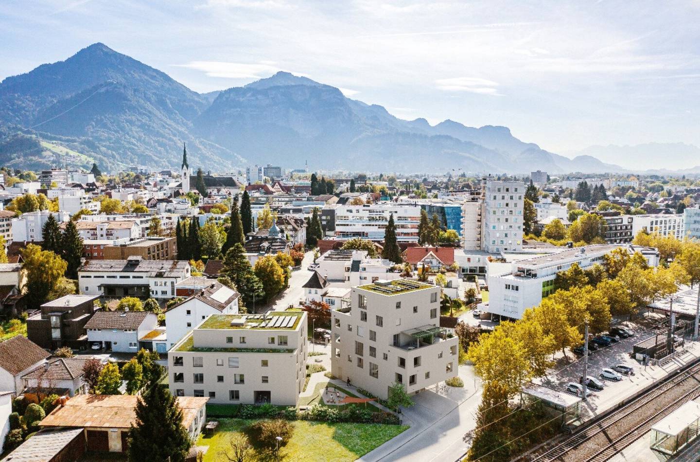 Modern 3-room apartment with terrace and underground car park in Dornbirn – Your first occupancy awaits!