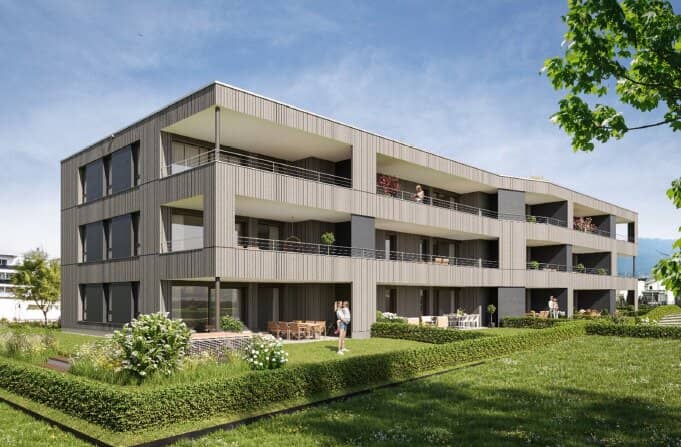 Moderne 3-Zi-Gartenwohnung in Hohenems, Erstbezug mit Terrasse, Garten &amp; Tiefgarage