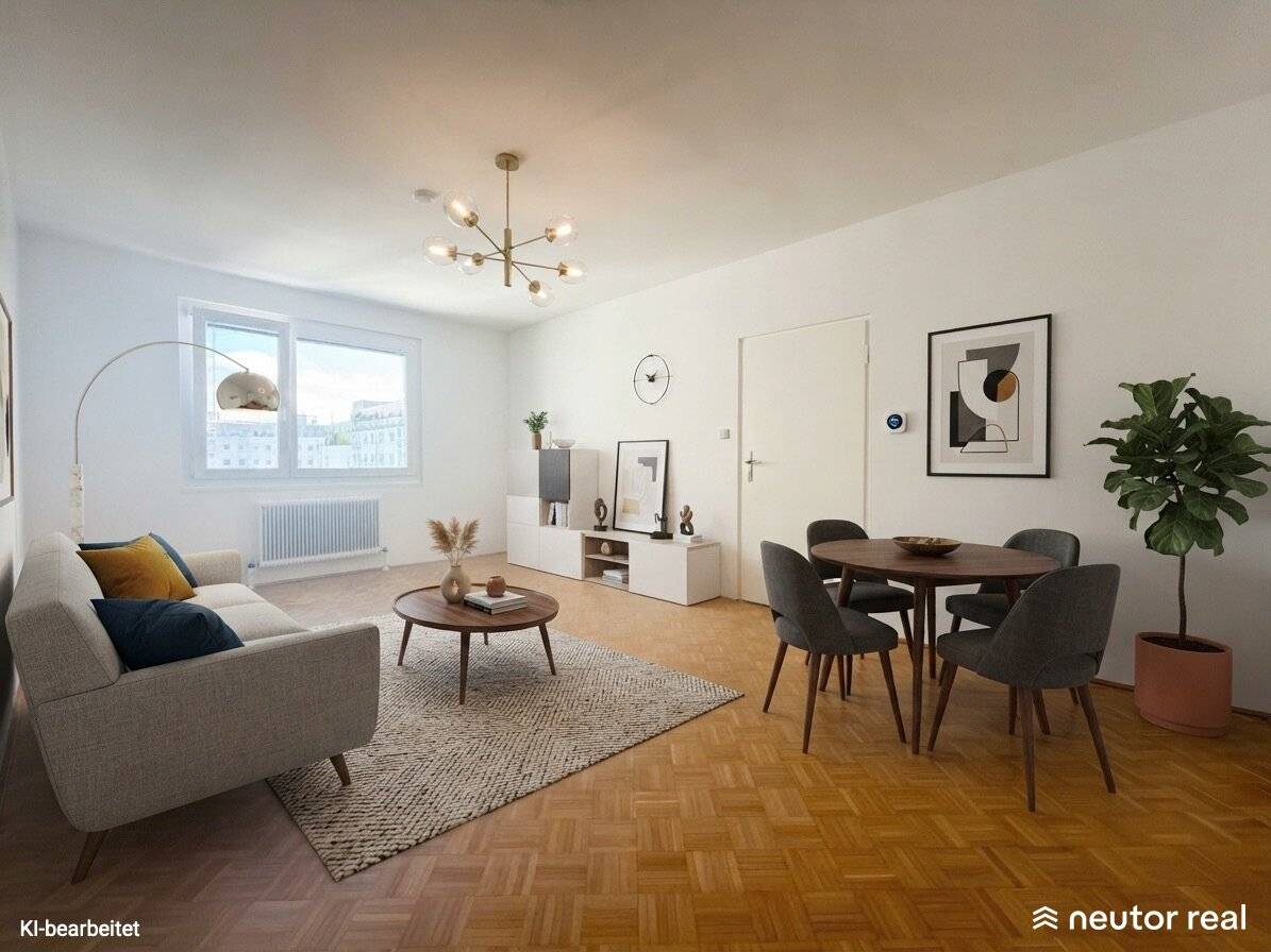 Teilsanierung – Ruhige 3-Zimmer Wohnung – Innenhoflage – Praktischer Grundriss – Nahe U2