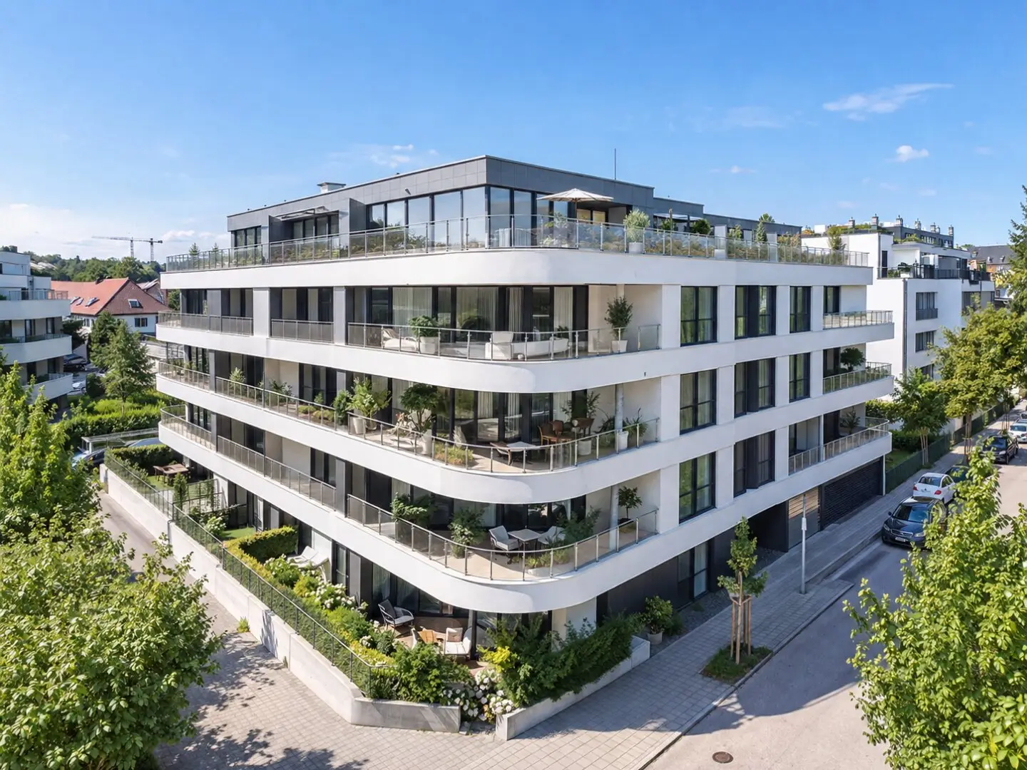 Exklusive 3-Zimmer-Dachgeschosswohnung mit großzügiger Terrasse & Weitblick