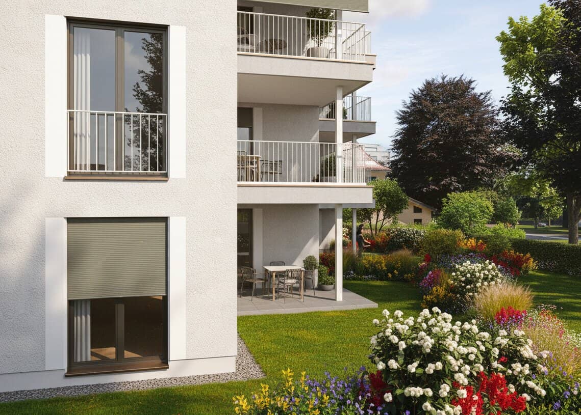Moderne 3-Zi Erstbezugswohnung in Bregenz mit Terrasse und eigenen Gartenanteil!