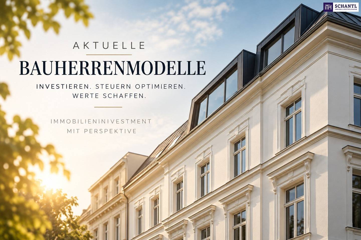 TOP returns through a shortened depreciation period! Invest in BETONGOLD - CURRENT BUILDING OWNER MODELS - benefit