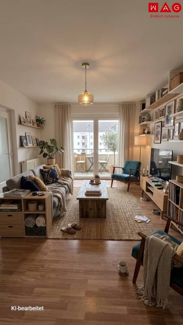 Frisch sanierte 3-Zimmer Wohnung mit Loggia in Linz/Bindermichl! Schöner Schnitt!  Ausgezeichnete Verkehrsanbindung in das Zentrum und zur Autobahn!