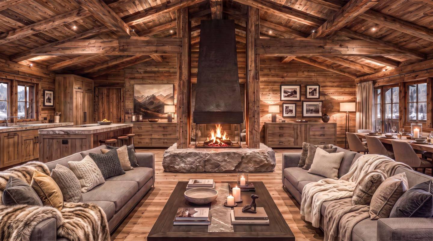 Sunny apartment in Tiroler chalet style with sauna