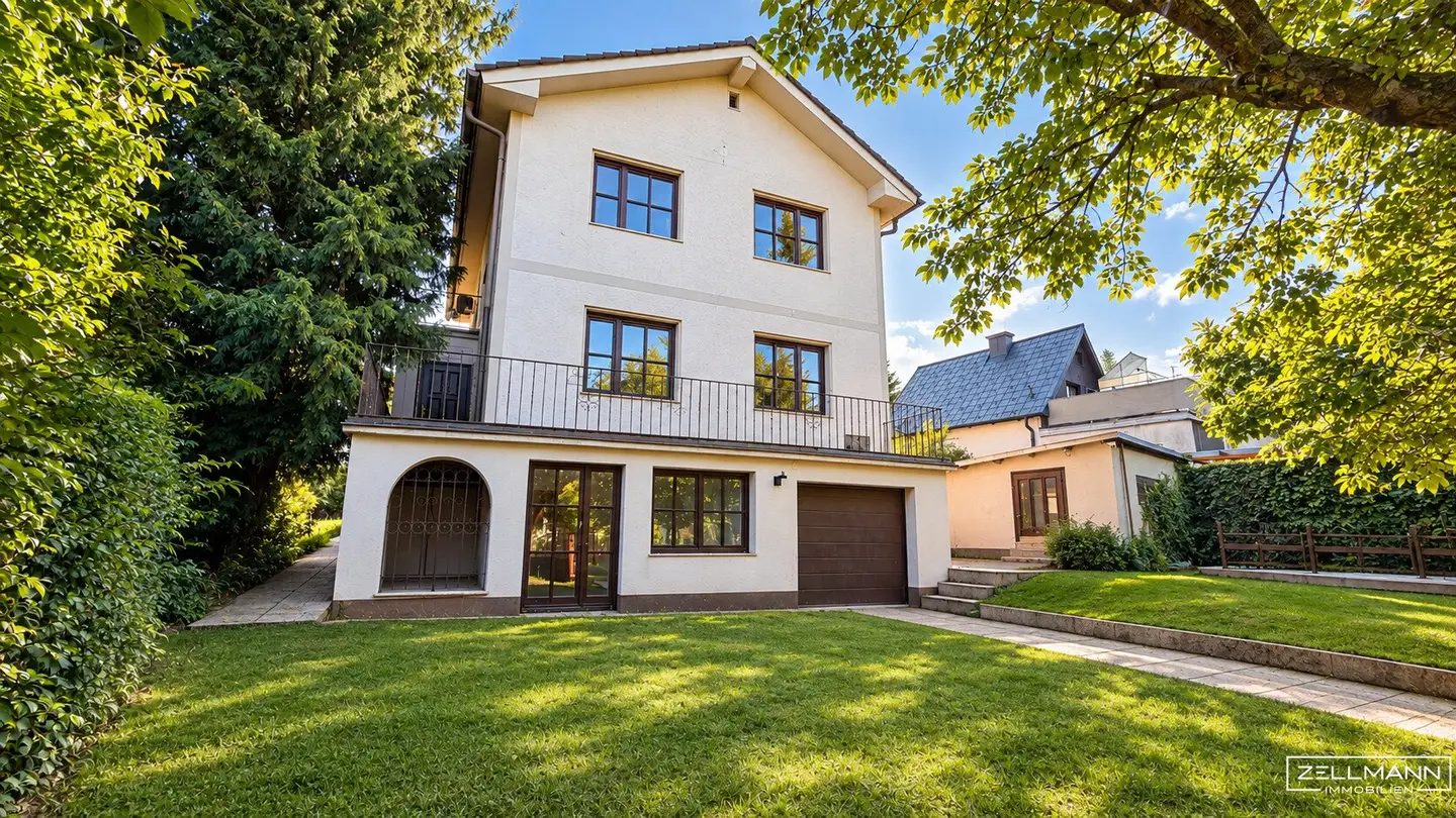 GABLITZ | WELL MAINTAINED SINGLE-FAMILY HOUSE WITH GARDEN, TERRACES & GARAGE IN QUIET LOCATION AT HAUERSTEIG | ZELLMANN IMMOBILIEN