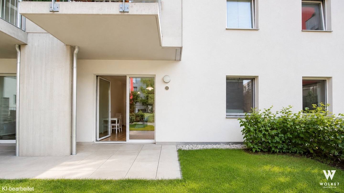 GARTENTRAUM IM SONNWENDVIERTEL: 2-Zimmer-Gartenwohnung mit ca. 43 m² Freifläche I barrierefrei I Baujahr 2019 I Westausrichtung
