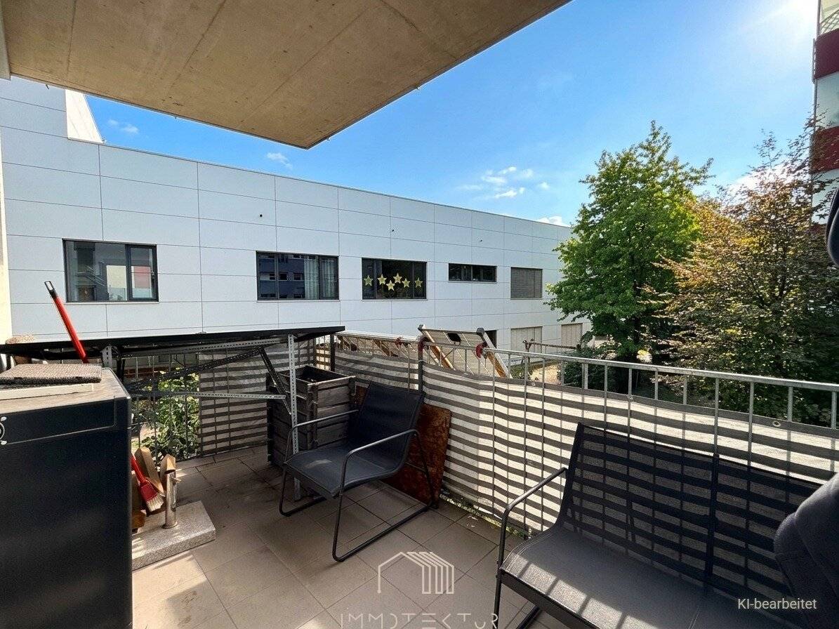 NÄHE TU GRAZ: Sonnige 2-Zimmer-Wohnung mit Extraküche, Westbalkon und Tiefgarage