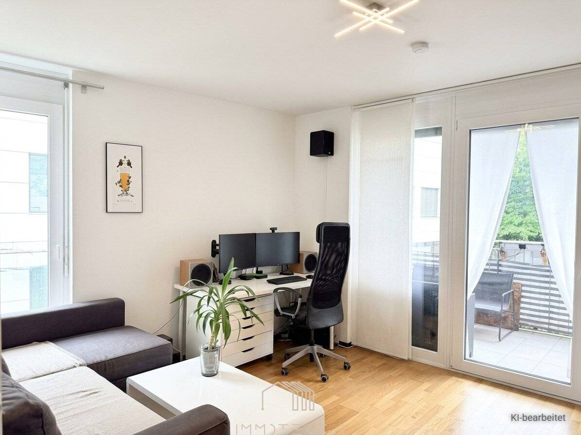 NÄHE TU GRAZ: Sonnige 2-Zimmer-Wohnung mit Extraküche, Westbalkon und Tiefgarage
