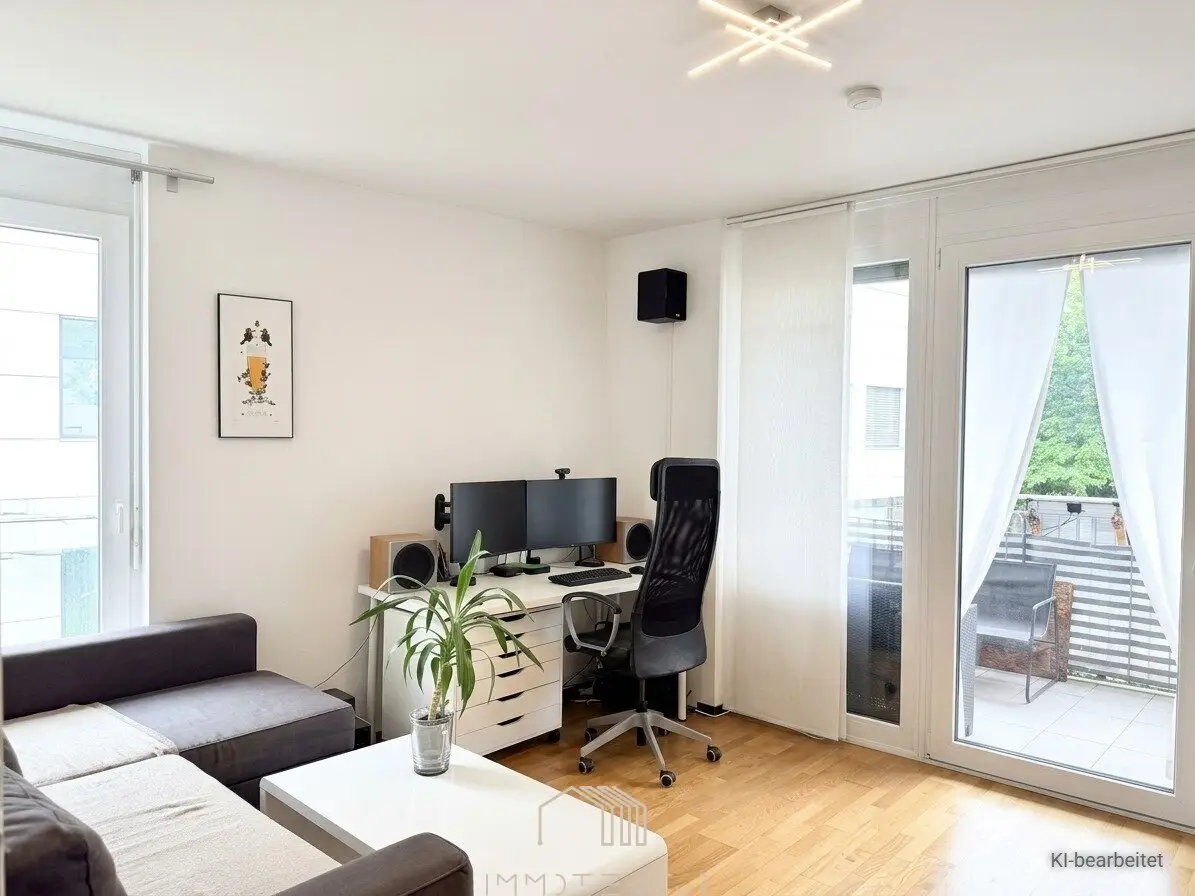NÄHE TU GRAZ: Sonnige 2-Zimmer-Wohnung mit Extraküche, Westbalkon und Tiefgarage