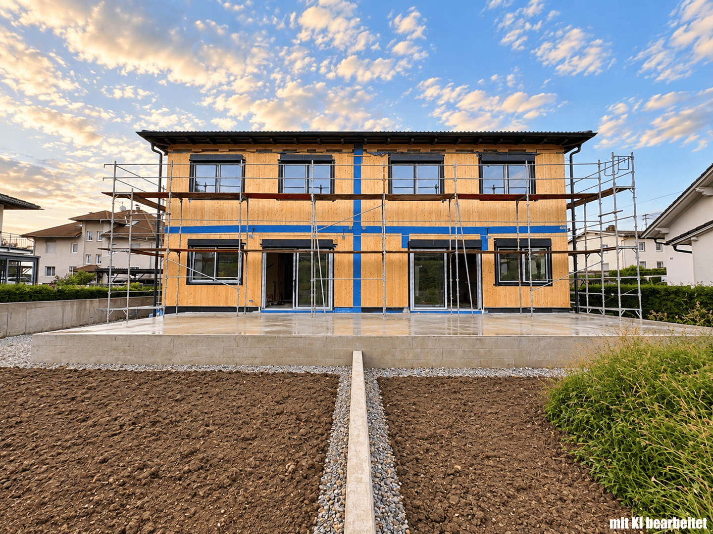Bright family apartment with garden and photovoltaics