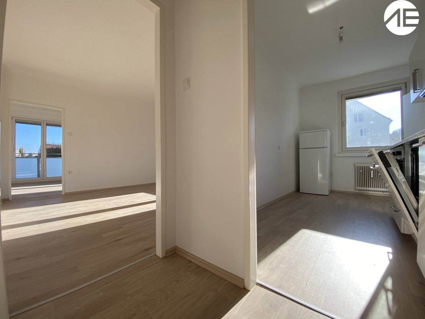 Sonnige 2-Zimmer-Wohnung mit Balkon nahe der Alten Donau — Erstbezug nach Sanierung