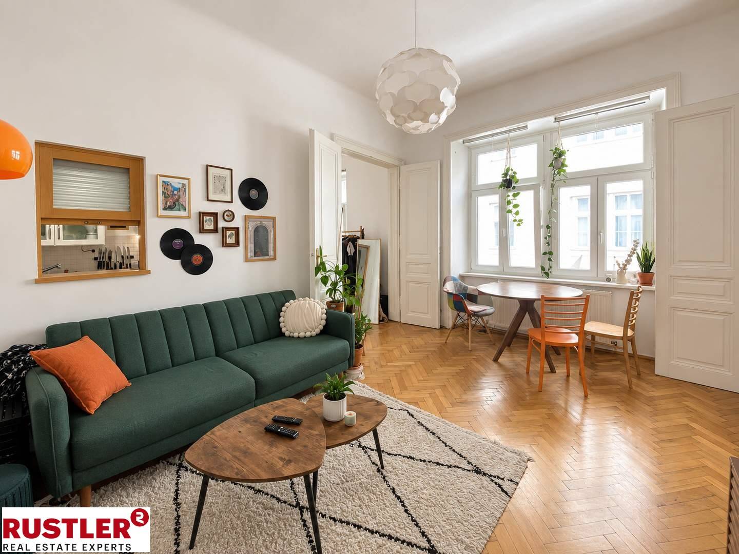 Helle zentral gelegene Wohnung mit Lift