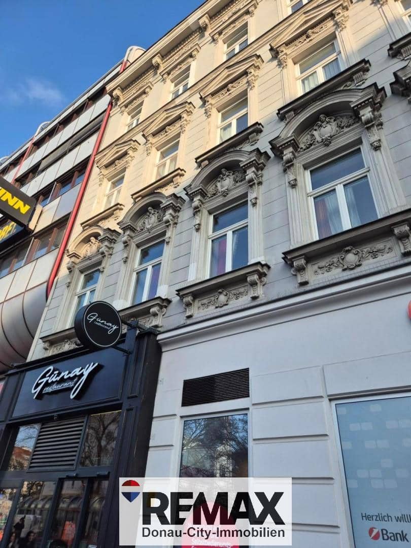 Investment apartment in prominent corner location with attic extension potential