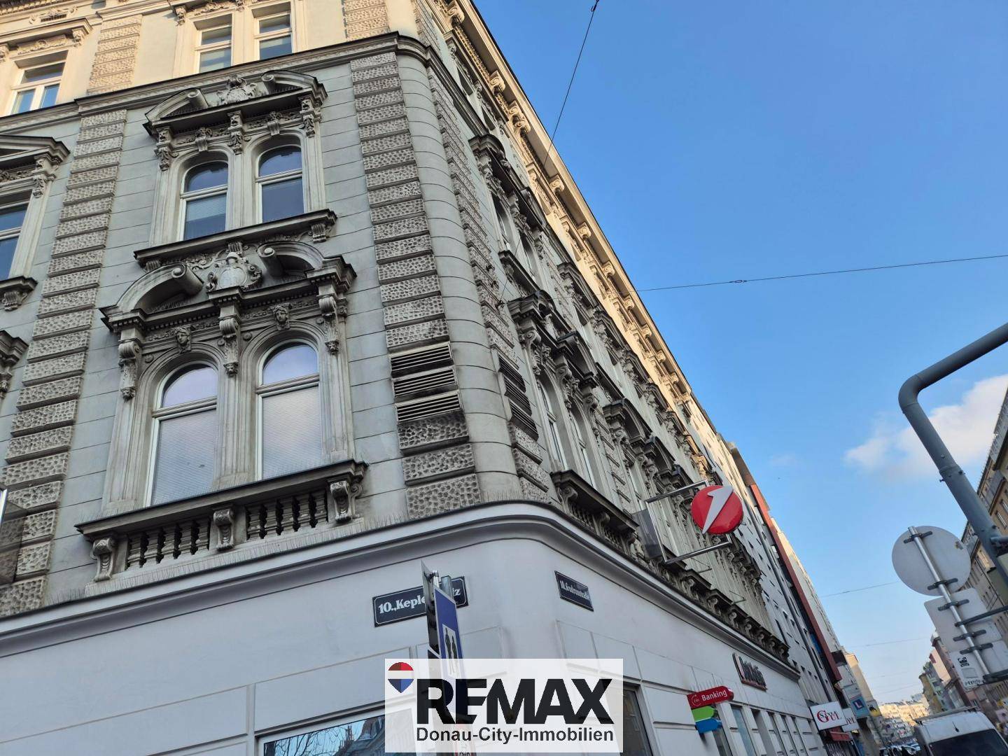 Investment apartment in prominent corner location with attic extension potential