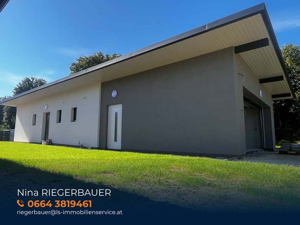 Modern bungalow in solid construction – incl. PV system for sale in Oberwart
