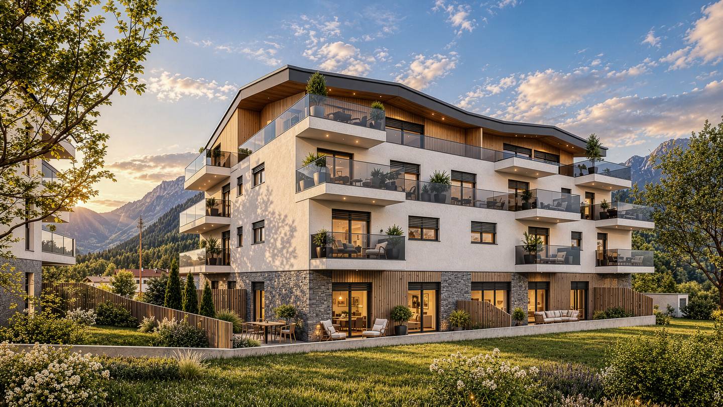 Building permit ready new build apartment in quiet central location