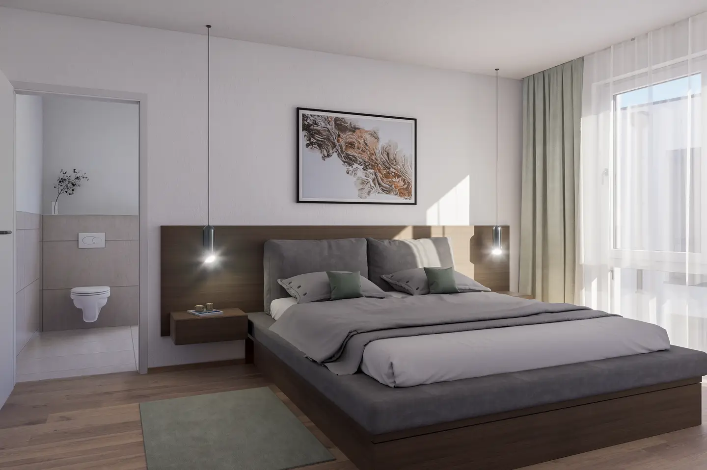 Wohnung with large terrace and unobstructed mountain view