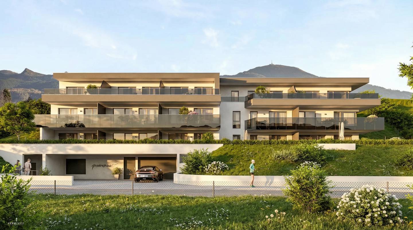 Apartment with panoramic view and large private garden