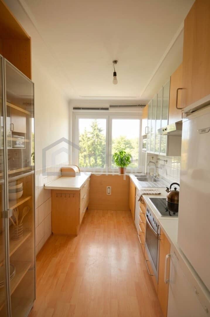 Modern 3-room apartment in Eugendorf with balcony, fitted kitchen and bathtub