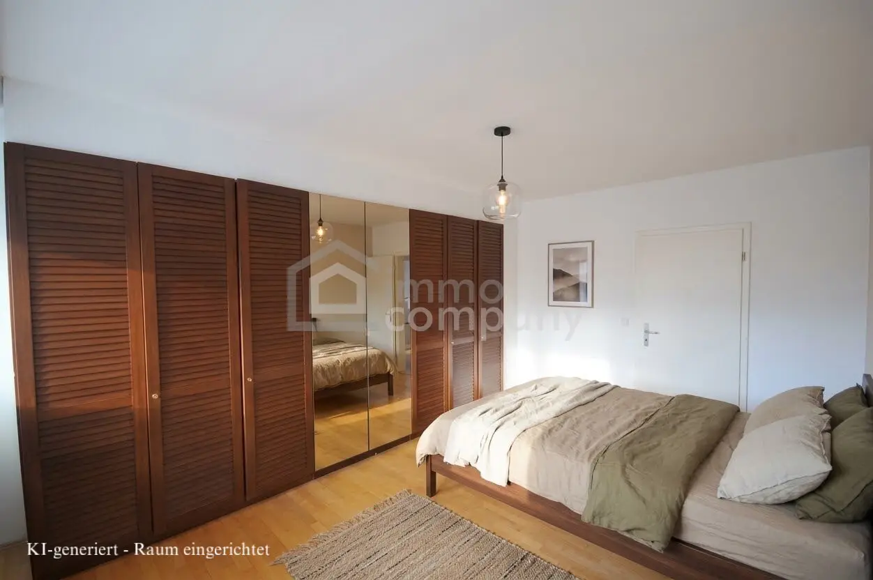 Modern 3-room apartment in Eugendorf with balcony, fitted kitchen and bathtub